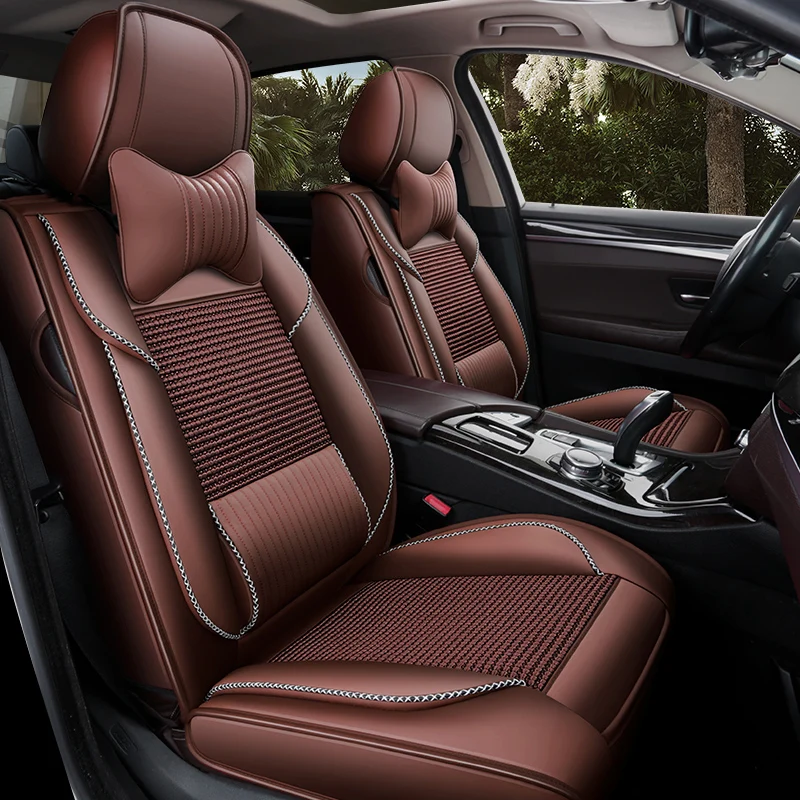 Universal Leather Car Seat Covers For Skoda SUPERB Kodiaq OCTAVIA Rapid KAROQ Scala FABIA Scout Auto Carpets Covers Car Styling
Universal Leather Car Seat Covers For Skoda SUPERB Kodiaq OCTAVIA Rapid KAROQ Scala FABIA Scout Auto Carpets Covers Car Styling