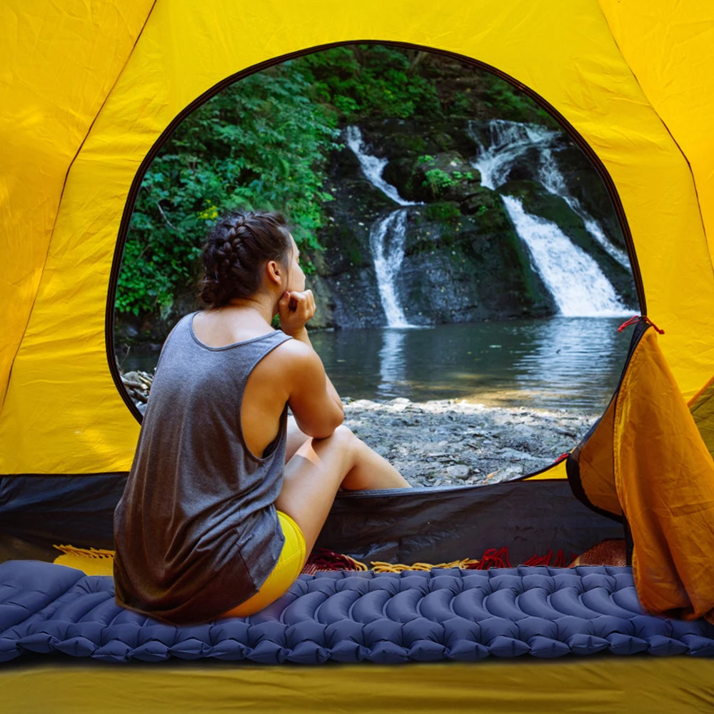 Foot Pressing Sponge Infalatable Air Camping Mattres Large 200*66cm Comfortable Outdoor Sleeping Pad Hiking With TPU
Foot Pressing Sponge Infalatable Air Camping Mattres Large 200*66cm Comfortable Outdoor Sleeping Pad Hiking With TPU