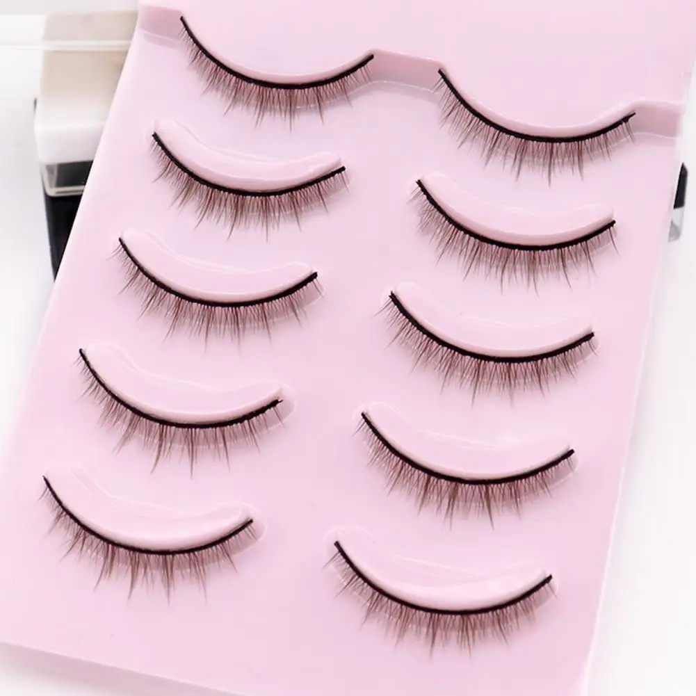 Exquisite 5 Pairs Mink Hair False Eyelashes 3D Natural Short Cross Fake Eye Lashes Extension Makeup Handmade Full Strip Eyelash
Exquisite 5 Pairs Mink Hair False Eyelashes 3D Natural Short Cross Fake Eye Lashes Extension Makeup Handmade Full Strip Eyelash