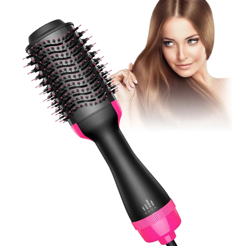 One Step Hair Dryer Straight Hair Comb Negative Ions Dryer Brush Professional Rotating Comb Style Blow Hot Air Brush Salon Tools
One Step Hair Dryer Straight Hair Comb Negative Ions Dryer Brush Professional Rotating Comb Style Blow Hot Air Brush Salon Tools
