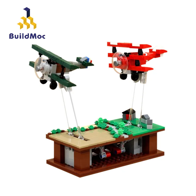 BuildMoc Building Blocks Military Helicopter Series War Pursuit of Flight Hand Crank Aircraft WW2 Fighter Plane Toys For Kids
BuildMoc Building Blocks Military Helicopter Series War Pursuit of Flight Hand Crank Aircraft WW2 Fighter Plane Toys For Kids