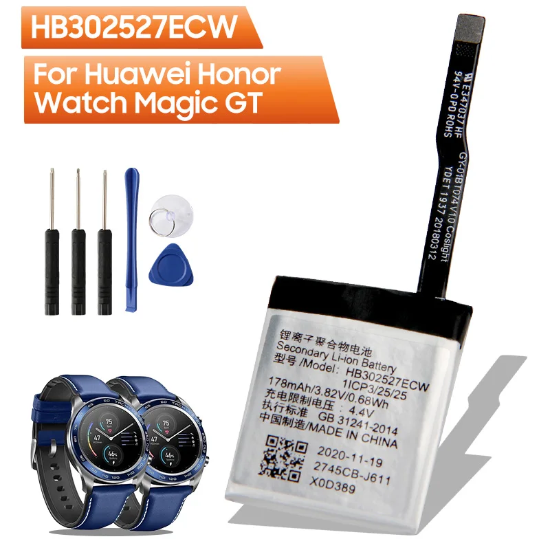 Оригинальный запасной аккумулятор HB302527ECW для часов Huawei Honor Watch Magic GT аутентичный