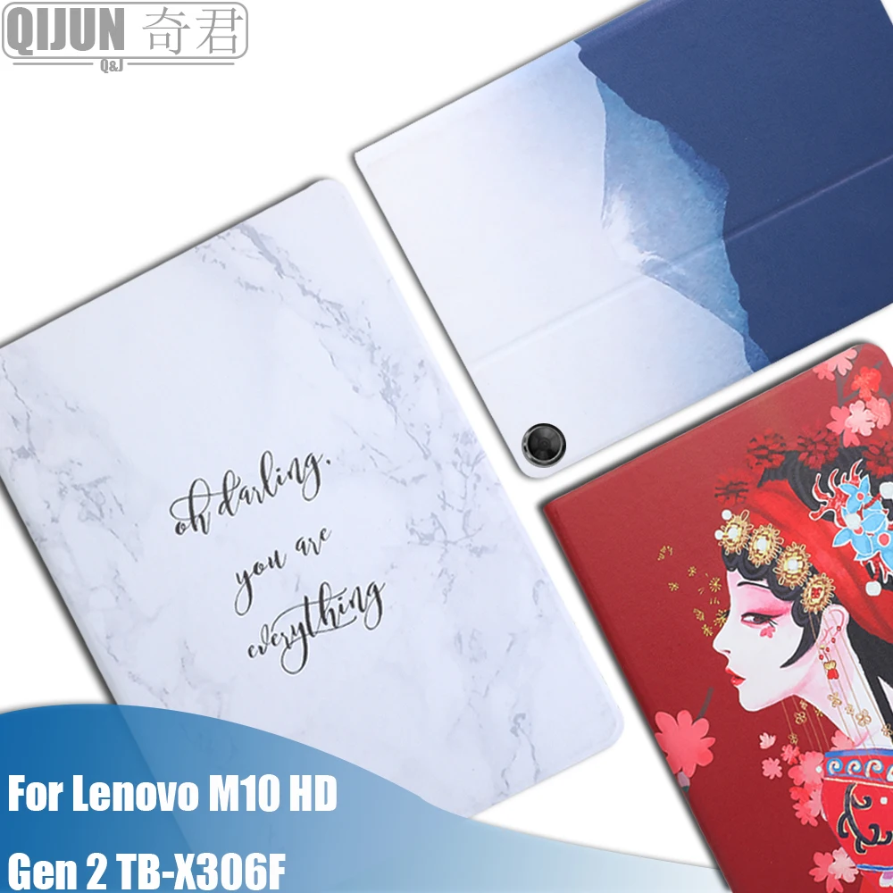 tablet flip case for Lenovo M10 HD Gen 2 10.1" 2020 protective Stand Cover Silicone soft shell painting funda capa for TB-X306F
tablet flip case for Lenovo M10 HD Gen 2 10.1" 2020 protective Stand Cover Silicone soft shell painting funda capa for TB-X306F