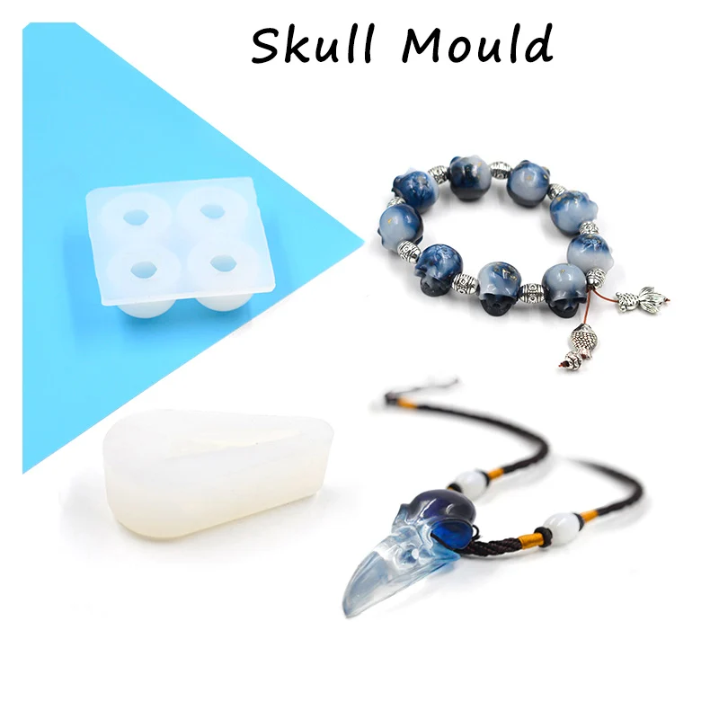 3D Skull Head Silicone Resin Mold Dried Flower Resin Decorative Craft DIY Crow Skull Epoxy Resin Molds For Jewelry
3D Skull Head Silicone Resin Mold Dried Flower Resin Decorative Craft DIY Crow Skull Epoxy Resin Molds For Jewelry