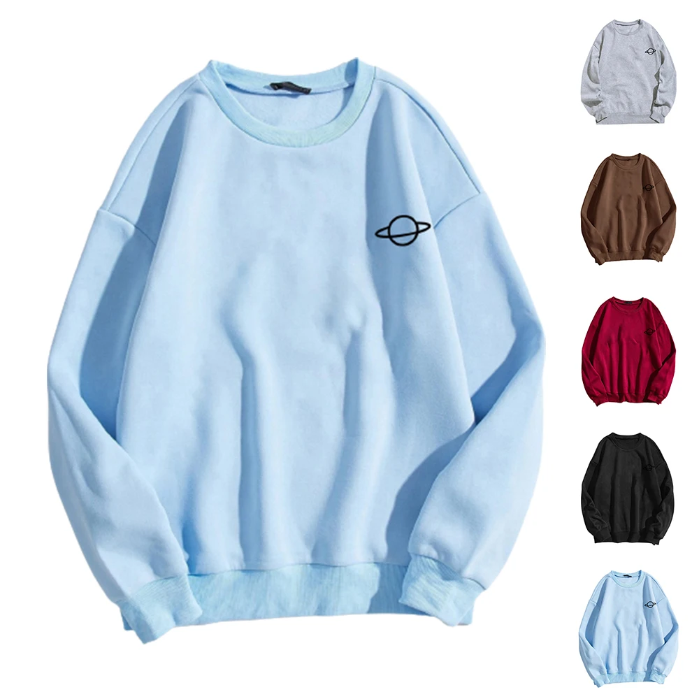 Womens Mens Long Sleeve Crew Neck Tops Sweatshirt Casual Loose Shirt Pullover Jumper Ladies Casual Printed Tops Pullover Clothes
Womens Mens Long Sleeve Crew Neck Tops Sweatshirt Casual Loose Shirt Pullover Jumper Ladies Casual Printed Tops Pullover Clothes