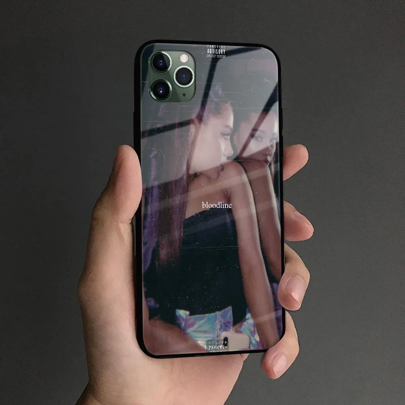 Ariana Grande эстетика мягкий силиконовый стеклянный чехол для телефона iPhone 6 6s 7 8 Plus X XR