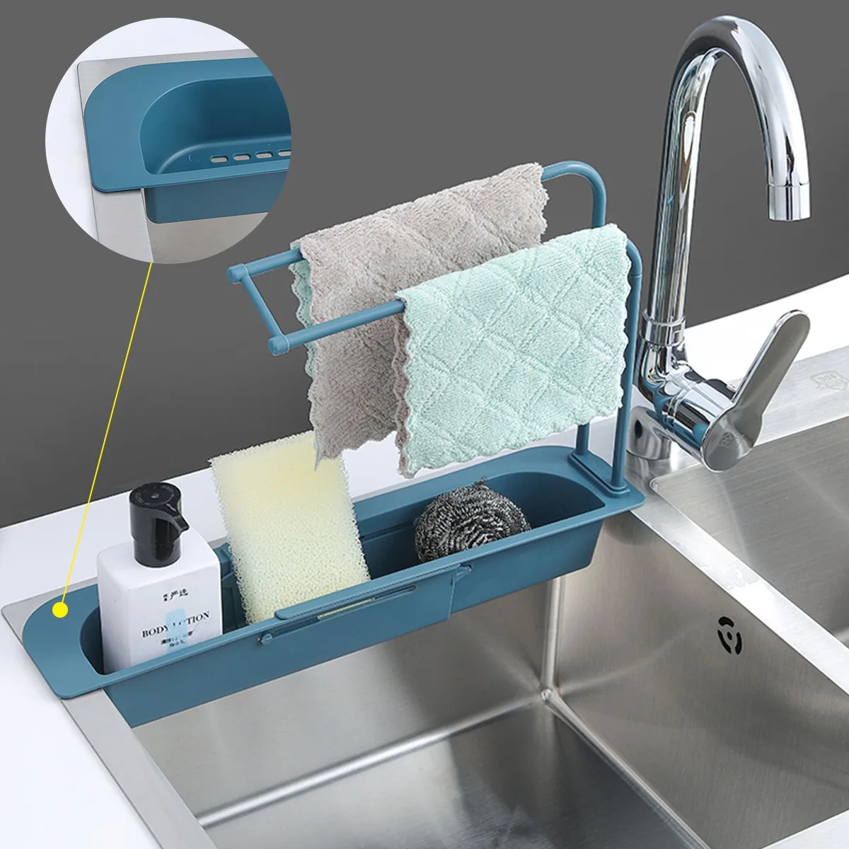 Organizer Kitchen Sink Storage Basket Dish Drainer Telescopic Adjustable Soap Towel Bathroom Racks Clean Drainer Accessories
Organizer Kitchen Sink Storage Basket Dish Drainer Telescopic Adjustable Soap Towel Bathroom Racks Clean Drainer Accessories