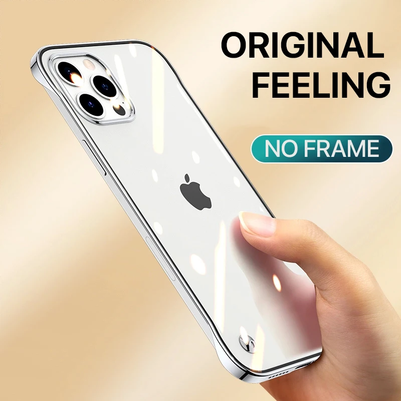 Luxury Ultra Thin Plating Transparent No Frame Case for iPhone 12 11 Pro Max Mini X XS XR 7 8 Plus SE 2020 Shockproof Back Cover
Luxury Ultra Thin Plating Transparent No Frame Case for iPhone 12 11 Pro Max Mini X XS XR 7 8 Plus SE 2020 Shockproof Back Cover