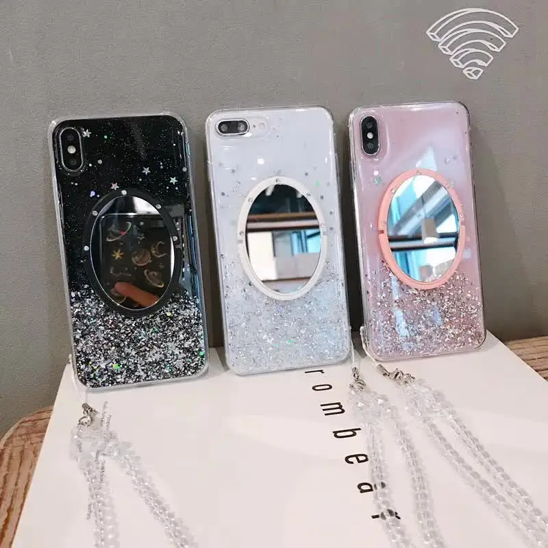 Модный зеркальный чехол для iPhone 6 7 8 plus 11 promax xsmax x xs xr|Бамперы| |