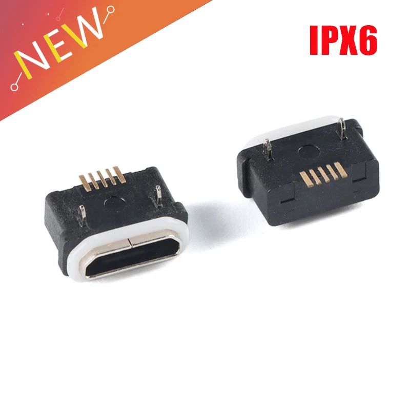 10Pcs/1pc Micro USB 5pin Charging Connector Jack Socket Port 5P IP67 High Current DC Power Magnetic Connector IPX6 Waterproof
10Pcs/1pc Micro USB 5pin Charging Connector Jack Socket Port 5P IP67 High Current DC Power Magnetic Connector IPX6 Waterproof