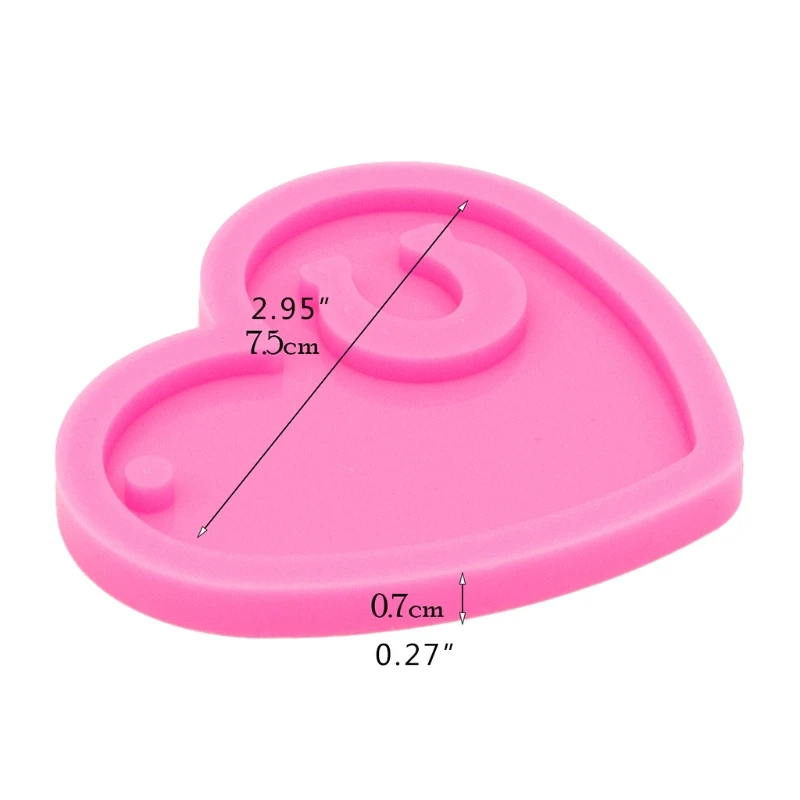 Keychain Epoxy Resin Mold Shiny Glossy Heart and Horseshoe Keyring Pendant Casting Silicone Mould DIY Crafts Decorations Jewelry
Keychain Epoxy Resin Mold Shiny Glossy Heart and Horseshoe Keyring Pendant Casting Silicone Mould DIY Crafts Decorations Jewelry