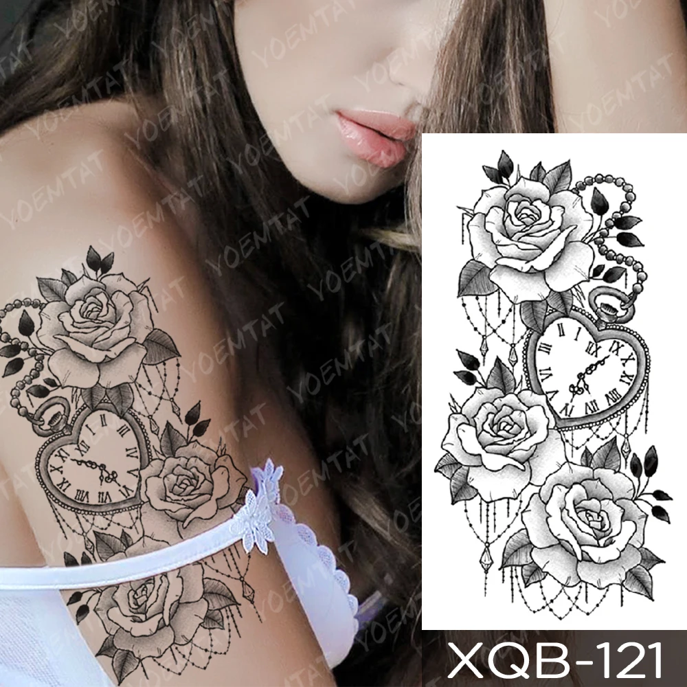 Waterproof Temporary Tattoo Sticker Moon Rose Mandala Lotus Flash Tattoos Lion Fox Flowers Body Art Arm Fake Tatoo Women Men
Waterproof Temporary Tattoo Sticker Moon Rose Mandala Lotus Flash Tattoos Lion Fox Flowers Body Art Arm Fake Tatoo Women Men