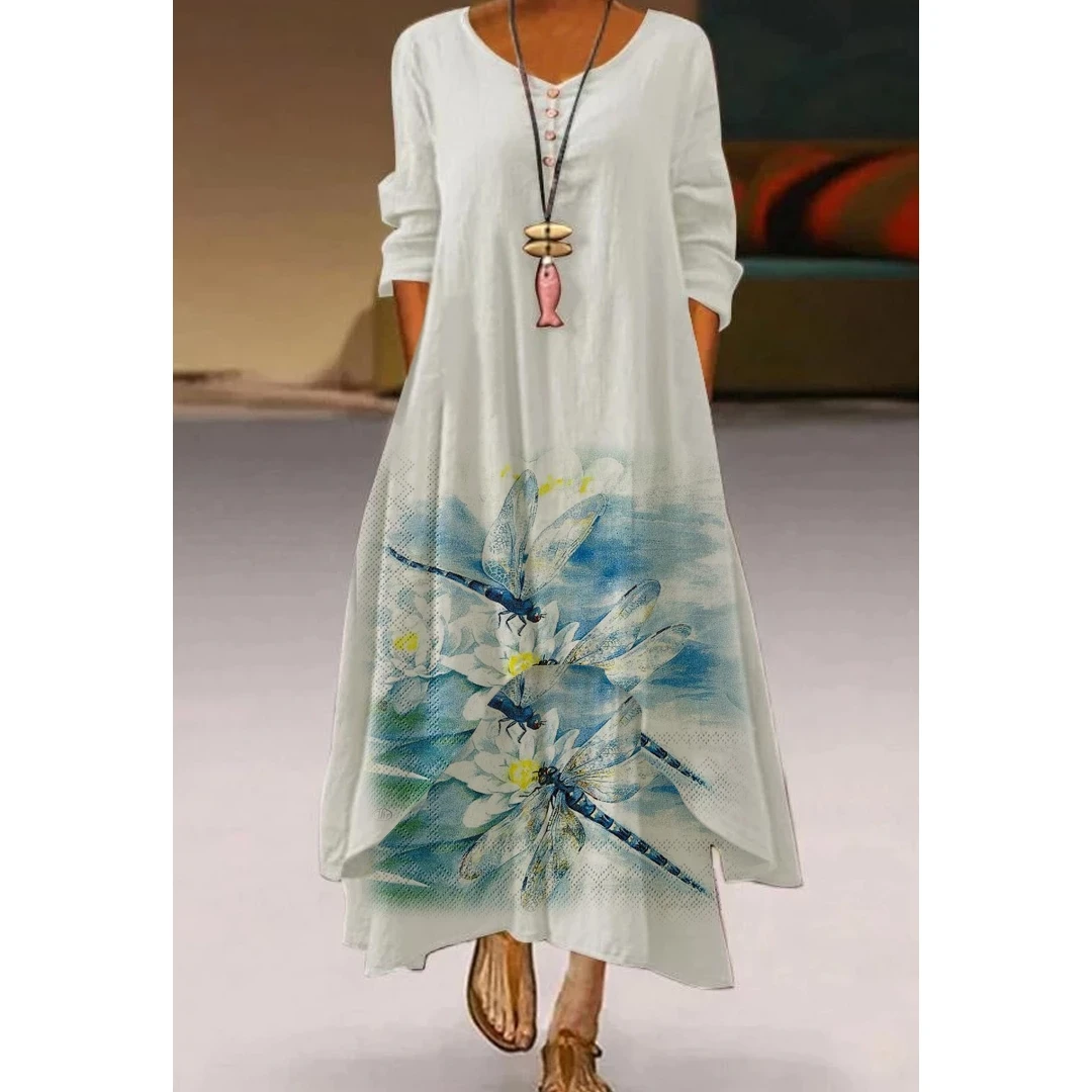Maxi Summer Women's Fashion Print Dress Party Even Dresses Elegant Boho Beach Casual Faldas Female Casual Long Dress Long Sleeve
Maxi Summer Women's Fashion Print Dress Party Even Dresses Elegant Boho Beach Casual Faldas Female Casual Long Dress Long Sleeve