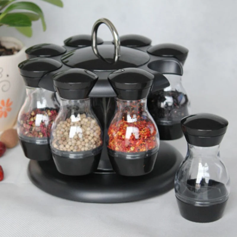 8PCS Revolving Spice Rack Jars For Spices Spinning Countertop Herb Organizer Sets For Home Kitchen Spinning Spice Rack
8PCS Revolving Spice Rack Jars For Spices Spinning Countertop Herb Organizer Sets For Home Kitchen Spinning Spice Rack