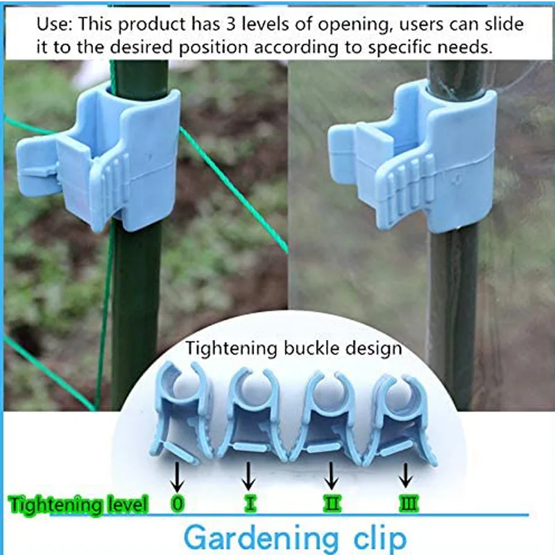 Clamps for Greenhouse Film Row Cover Netting Hoop Clips Frost Blanket for 16mm/0.62 inch Plant Stakes(12 Pack)
Clamps for Greenhouse Film Row Cover Netting Hoop Clips Frost Blanket for 16mm/0.62 inch Plant Stakes(12 Pack)