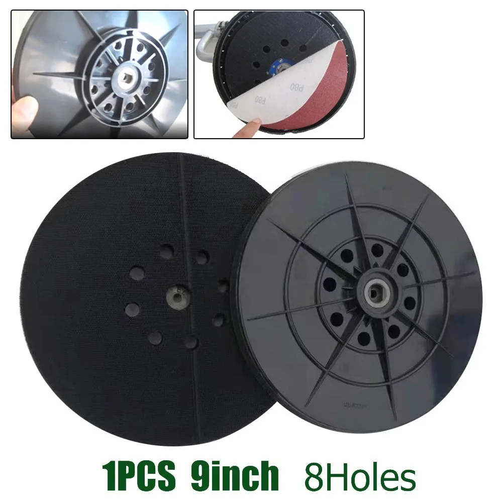 Drywall Sander Hook And Loop Sanding Disc 8 Hole 9" 230mm Backup Pad With 6mm Thread Backup Pads Sanding Disk
Drywall Sander Hook And Loop Sanding Disc 8 Hole 9" 230mm Backup Pad With 6mm Thread Backup Pads Sanding Disk