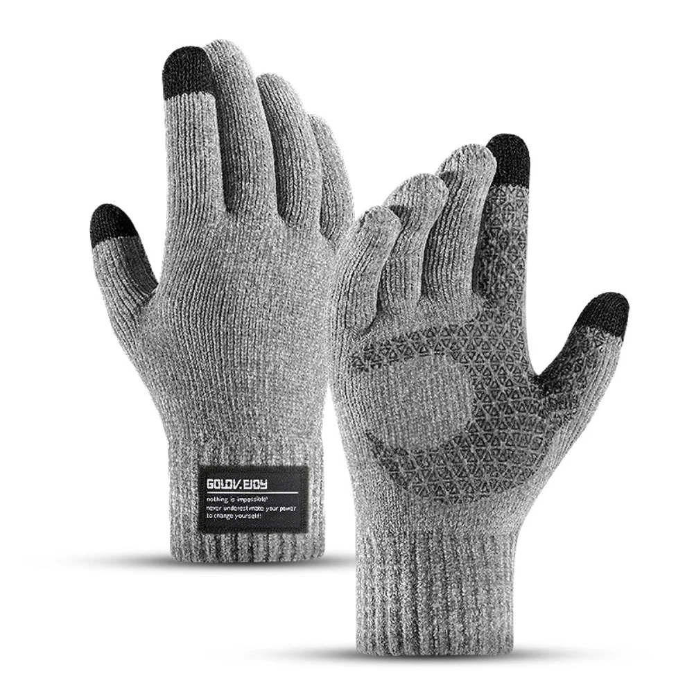 Knitted Gloves For Men And Women Outdoor Anti-slip Windproof Plus Warm Business Gloves Full Finger Cycling Touch Screen
Knitted Gloves For Men And Women Outdoor Anti-slip Windproof Plus Warm Business Gloves Full Finger Cycling Touch Screen