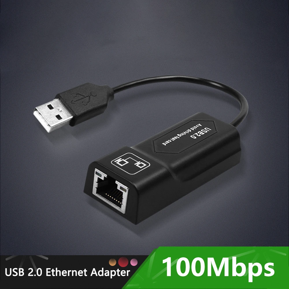 USB Ethernet Adapter USB 2.0 Network Card to RJ45 Lan for Win7/Win8/Win10 Laptop Ethernet USB
USB Ethernet Adapter USB 2.0 Network Card to RJ45 Lan for Win7/Win8/Win10 Laptop Ethernet USB