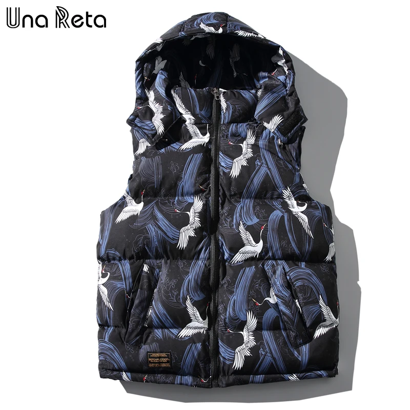 Una Reta Male Jacket New Winter Men Clothing Print Sleeveless Cotton Vest Zipper Jacket Men Plus Size Casual Warm Men's Vests
Una Reta Male Jacket New Winter Men Clothing Print Sleeveless Cotton Vest Zipper Jacket Men Plus Size Casual Warm Men's Vests