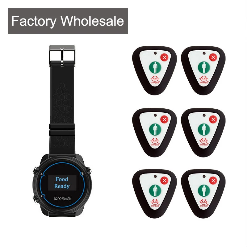 Distributor Wanted 18 Years Factory MMCall Restaurant Waiter Table Call Button System Waterproof Wireless Wrist Pager Watch
Distributor Wanted 18 Years Factory MMCall Restaurant Waiter Table Call Button System Waterproof Wireless Wrist Pager Watch