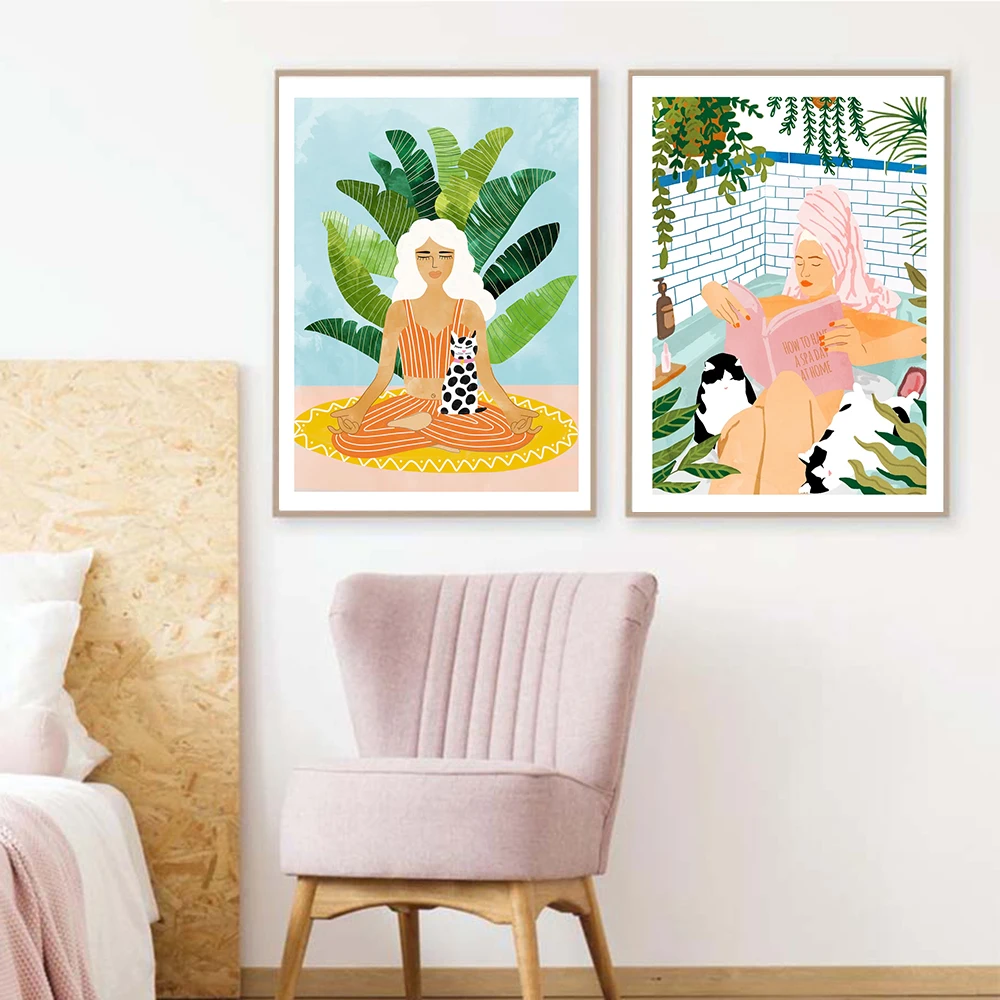 Abstract Painting Colorful Poster and Prints Woman Yoga Bathe Picture Modern Wall Art Paintings for Living Room Home Decor
Abstract Painting Colorful Poster and Prints Woman Yoga Bathe Picture Modern Wall Art Paintings for Living Room Home Decor