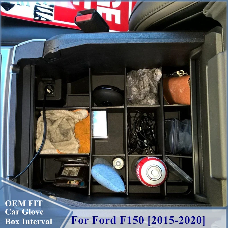 Interlocking ABS Insert Dividers For Ford F150 2015 2016 2017 2018 2019 2020 Full Center Console Models with Bucket Seats Only 
Interlocking ABS Insert Dividers For Ford F150 2015 2016 2017 2018 2019 2020 Full Center Console Models with Bucket Seats Only