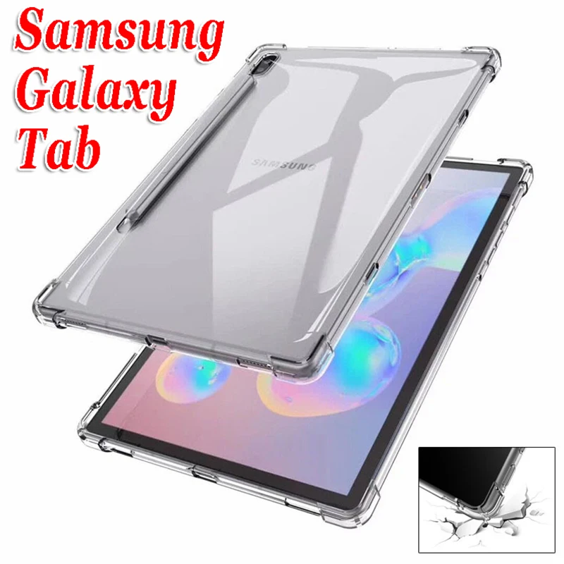 Shockproof Cover for Samsung Galaxy S6 Tab A10.1 T510 T860 A7 Lite T220 Case Tab A Lite T610 T505 T830 TPU Silicone Transparent
Shockproof Cover for Samsung Galaxy S6 Tab A10.1 T510 T860 A7 Lite T220 Case Tab A Lite T610 T505 T830 TPU Silicone Transparent