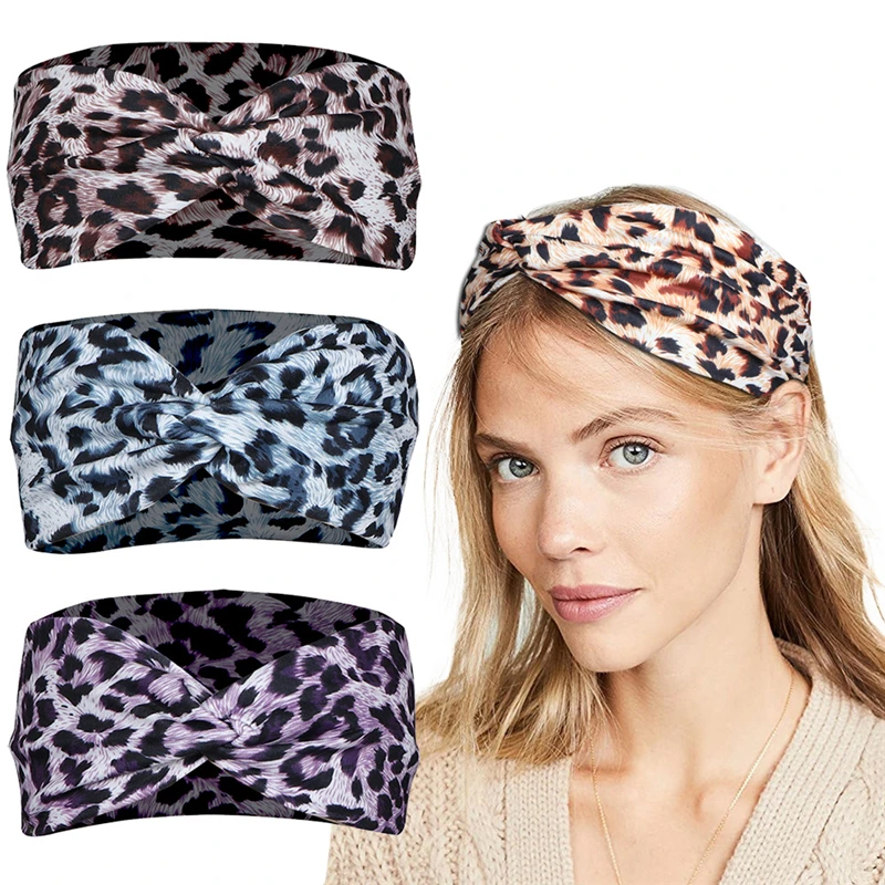 New Women Girls Leopard print Cross Fashion Elastic Hair Accessories Headwear Headband Bezel Sport Female Ornament Headwrap
New Women Girls Leopard print Cross Fashion Elastic Hair Accessories Headwear Headband Bezel Sport Female Ornament Headwrap