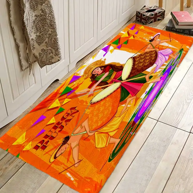 

India Independence Day Living Room Corridor Kitchen Door Mat Non-slip Floor Mat Bathroom Area Corridor Free Shipping