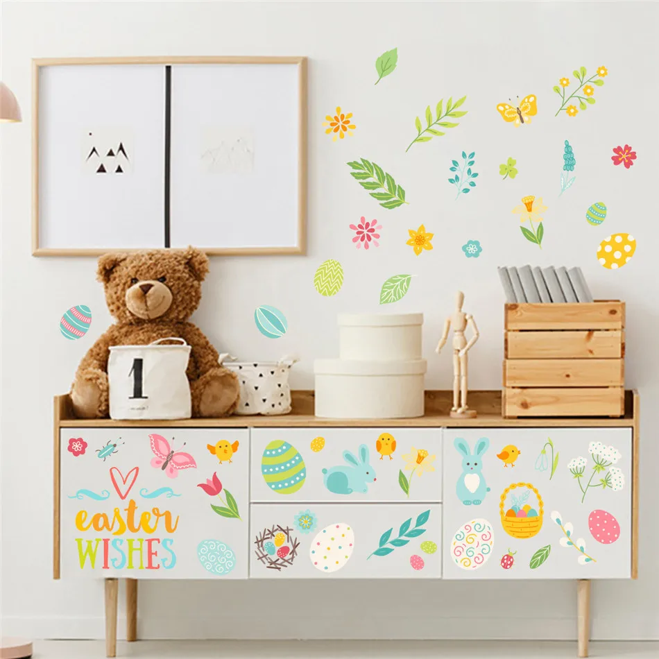 Zollor Creative Easter Egg Bunny Children's Room Decoration Self-adhesive Paper Room Wall Sticker
Zollor Creative Easter Egg Bunny Children's Room Decoration Self-adhesive Paper Room Wall Sticker