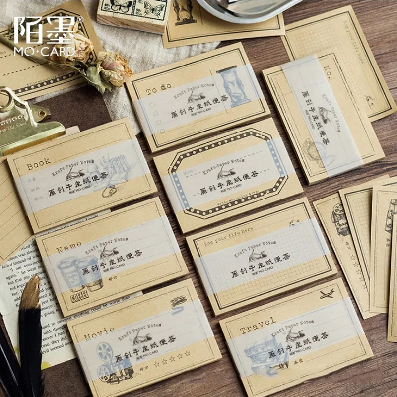 20packs per lot Retro Movie Travel Plaid Memo Stationery Notepad N Times Sticky Diary Daily Plan Kraft Paper Student Sticker
20packs per lot Retro Movie Travel Plaid Memo Stationery Notepad N Times Sticky Diary Daily Plan Kraft Paper Student Sticker