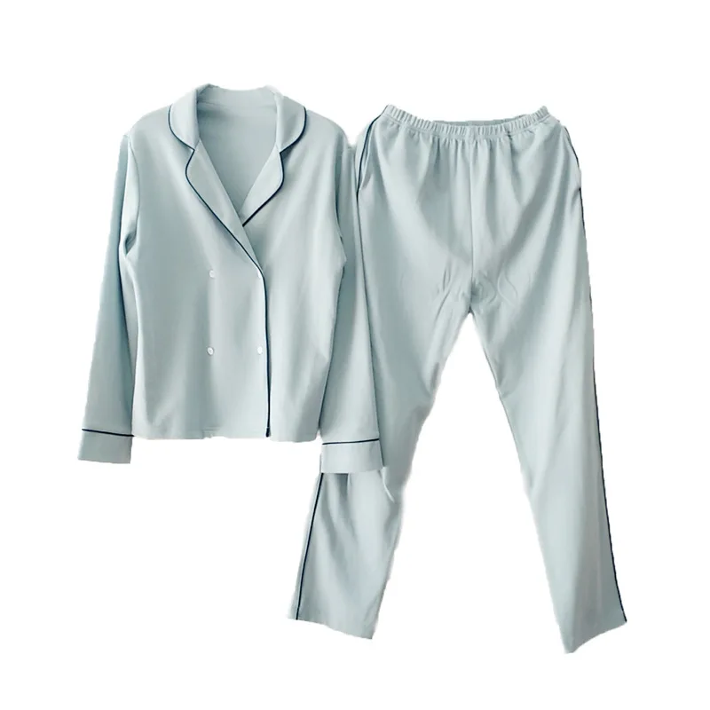 2021 new pyjamas women spring and autumn long-sleeved cotton home clothes ladies can wear home suits casual breathable
2021 new pyjamas women spring and autumn long-sleeved cotton home clothes ladies can wear home suits casual breathable