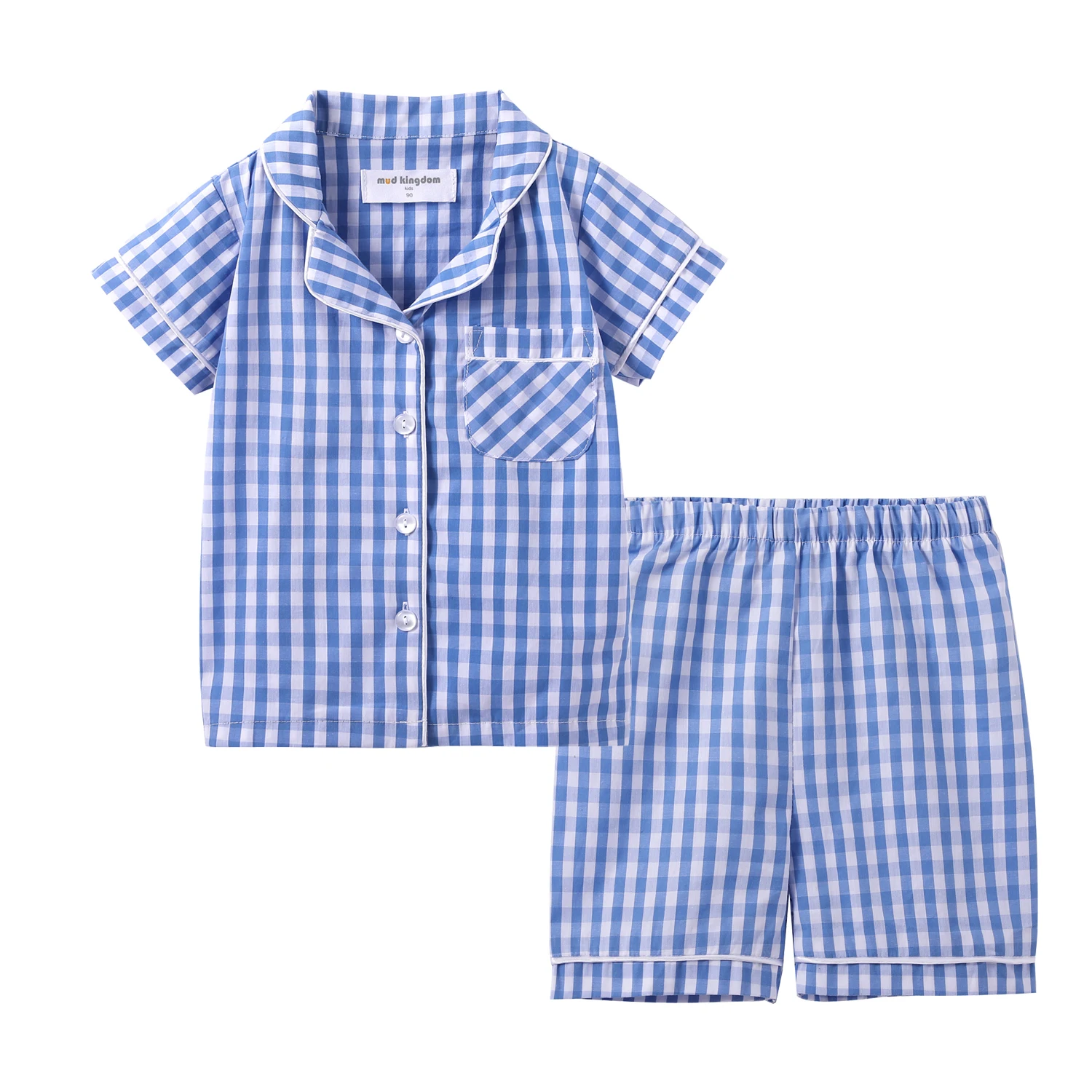 Mudkingdom Summer Boys Pajamas Set Collared Plaid Short Sleeve and Shorts Jammies Suit Big Girls Sleepwear Pjs Children Clothes
Mudkingdom Summer Boys Pajamas Set Collared Plaid Short Sleeve and Shorts Jammies Suit Big Girls Sleepwear Pjs Children Clothes
