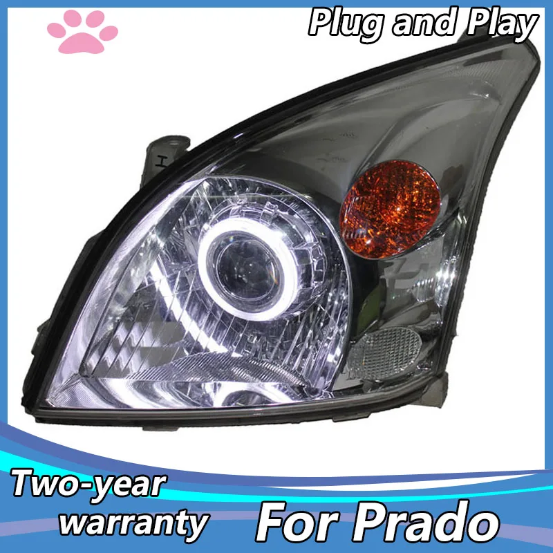Car styling for Toyota 2003-2009 Prado LED headlight LED DRL Hid Head Lamp Angel Eye Bi-Xenon double beam headlight Accessories
Car styling for Toyota 2003-2009 Prado LED headlight LED DRL Hid Head Lamp Angel Eye Bi-Xenon double beam headlight Accessories