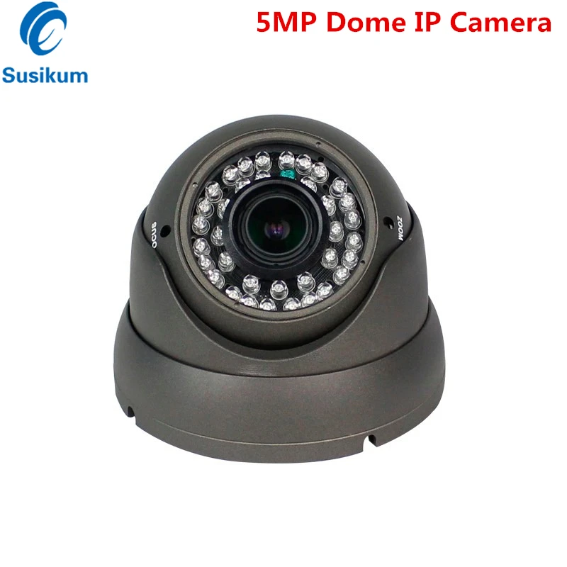 5MP Security IP Camera Dome 2.8-12mm Lens Manual Zoom IR Night Vision Motion Detect Vandalproof Surveillance IP Camera Indoor
5MP Security IP Camera Dome 2.8-12mm Lens Manual Zoom IR Night Vision Motion Detect Vandalproof Surveillance IP Camera Indoor