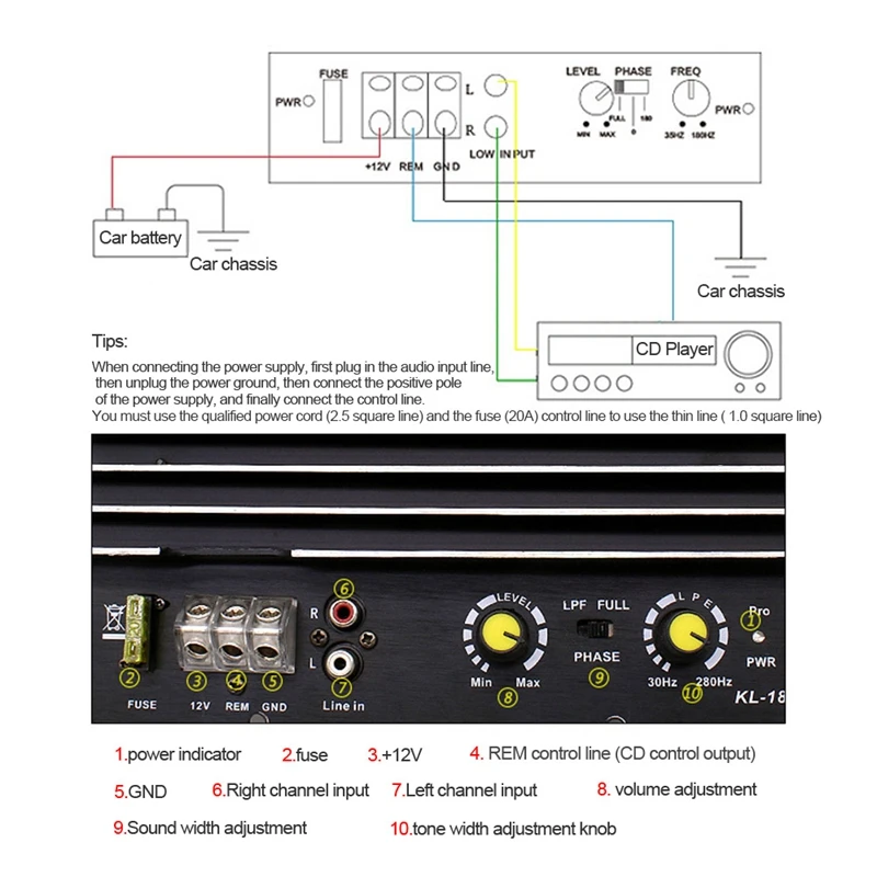 1200W Car o Power Amplifier Subwoofer Power Amplifier Board o Diy Amplifier Board Car Player Kl-180
1200W Car o Power Amplifier Subwoofer Power Amplifier Board o Diy Amplifier Board Car Player Kl-180