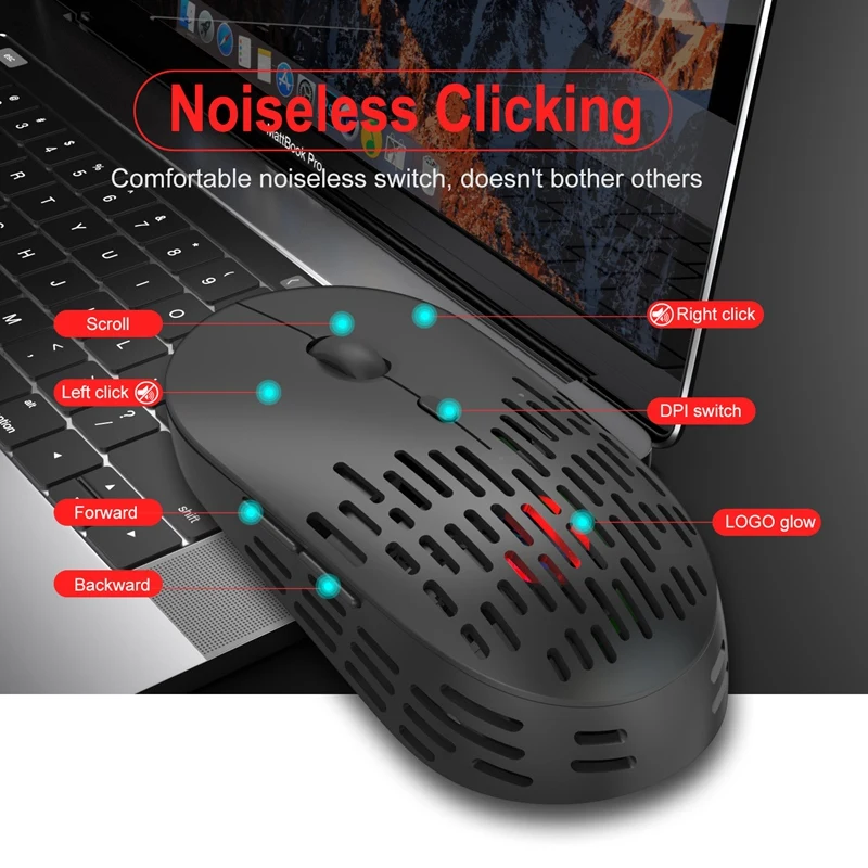 HOT-Hxsj T38 Mouse, Photoelectric Hole Silent Charging Mouse Suitable for Home and Office
HOT-Hxsj T38 Mouse, Photoelectric Hole Silent Charging Mouse Suitable for Home and Office