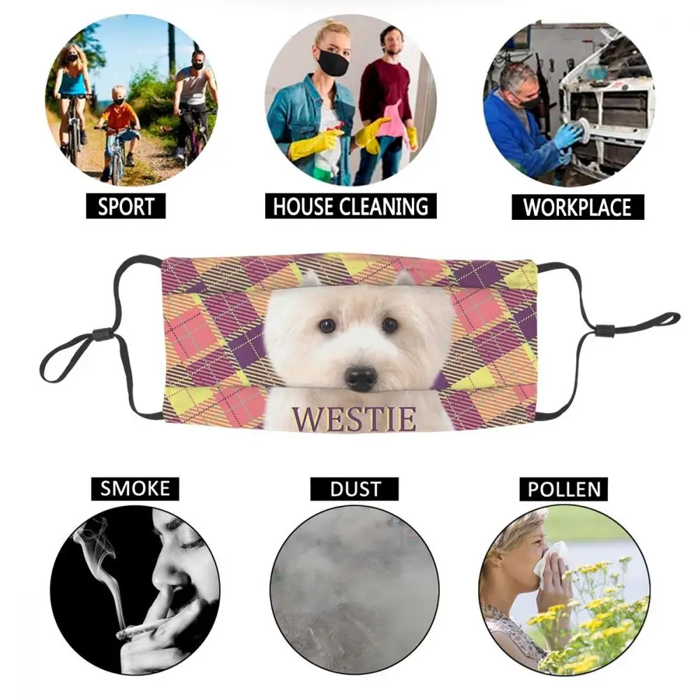 Westie West Highland Terrier Men Women Non-Disposable Mouth Face Mask Dog Anti Haze Dustproof Protection Cover Respirator
Westie West Highland Terrier Men Women Non-Disposable Mouth Face Mask Dog Anti Haze Dustproof Protection Cover Respirator
