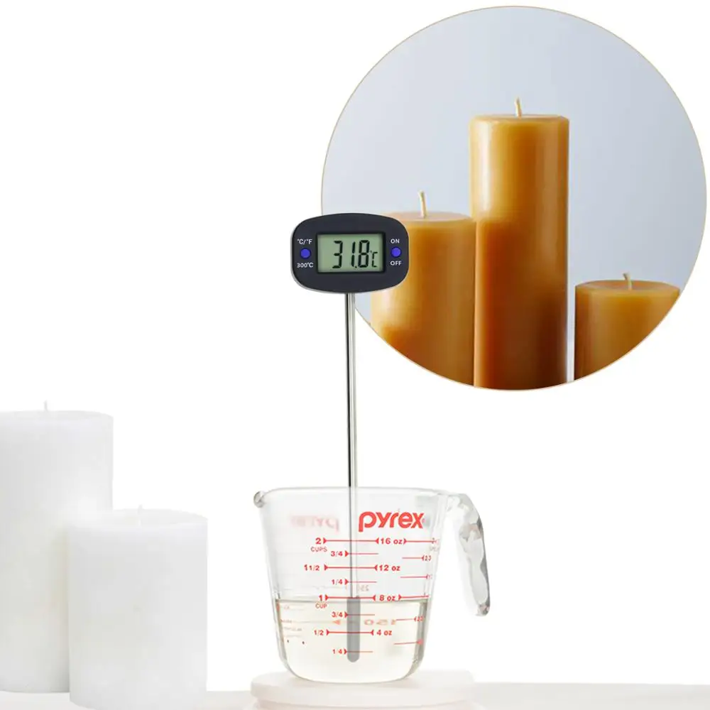 BBQ Meat Thermometer Rotatable Digital Hot Food Thermometer Water Oil Kitchen Cooking Tool Thermometer Probe For Making Candle
BBQ Meat Thermometer Rotatable Digital Hot Food Thermometer Water Oil Kitchen Cooking Tool Thermometer Probe For Making Candle