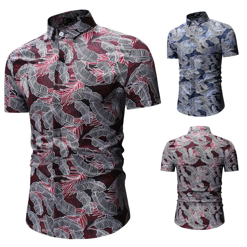 2020 Fashion Mens Short Sleeve Silk Hawaiian Shirt Plus Size Summer Casual Floral Shirts Trendy Slim Print Short Sleeve Shirt
2020 Fashion Mens Short Sleeve Silk Hawaiian Shirt Plus Size Summer Casual Floral Shirts Trendy Slim Print Short Sleeve Shirt