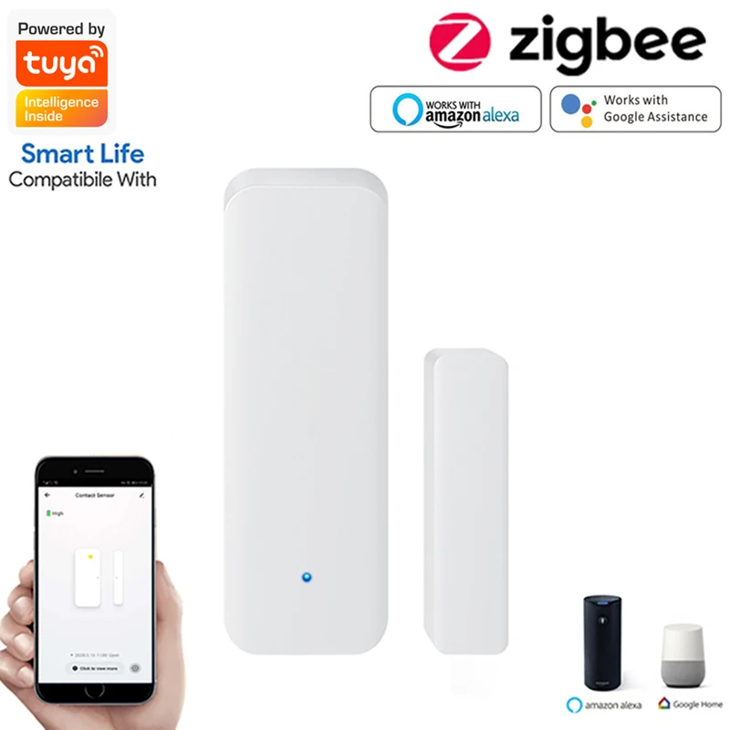 Tuya Smart WiFi датчик для двери дверь открытой/закрытый детекторы оконный датчик Wi-Fi сигнализации дома работать с Alexa Google Home Smartlife с приложением
Tuya Smart WiFi датчик для двери дверь открытой/закрытый детекторы оконный датчик Wi-Fi сигнализации дома работать с Alexa Google Home Smartlife с приложением