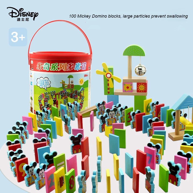 Disney Mickey Domino Hundred Blocks Game Young Children Baby Early Education Wooden Assembling Intellectual Toys
Disney Mickey Domino Hundred Blocks Game Young Children Baby Early Education Wooden Assembling Intellectual Toys