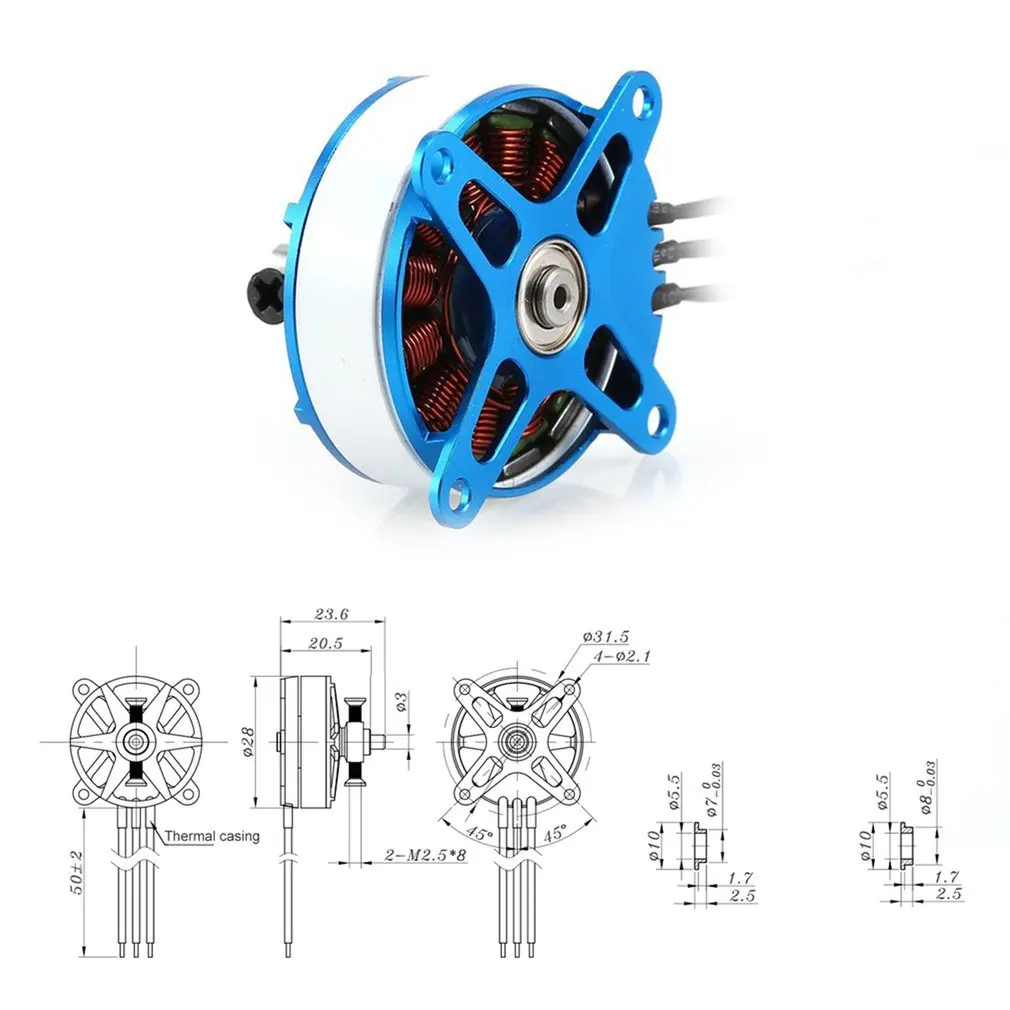 Sunnysky X2305 1850KV 2S Lightweight Power Brushless Motor for RC Fixed Wing Airplane Drone Racing Quadcopter Spare Parts
Sunnysky X2305 1850KV 2S Lightweight Power Brushless Motor for RC Fixed Wing Airplane Drone Racing Quadcopter Spare Parts