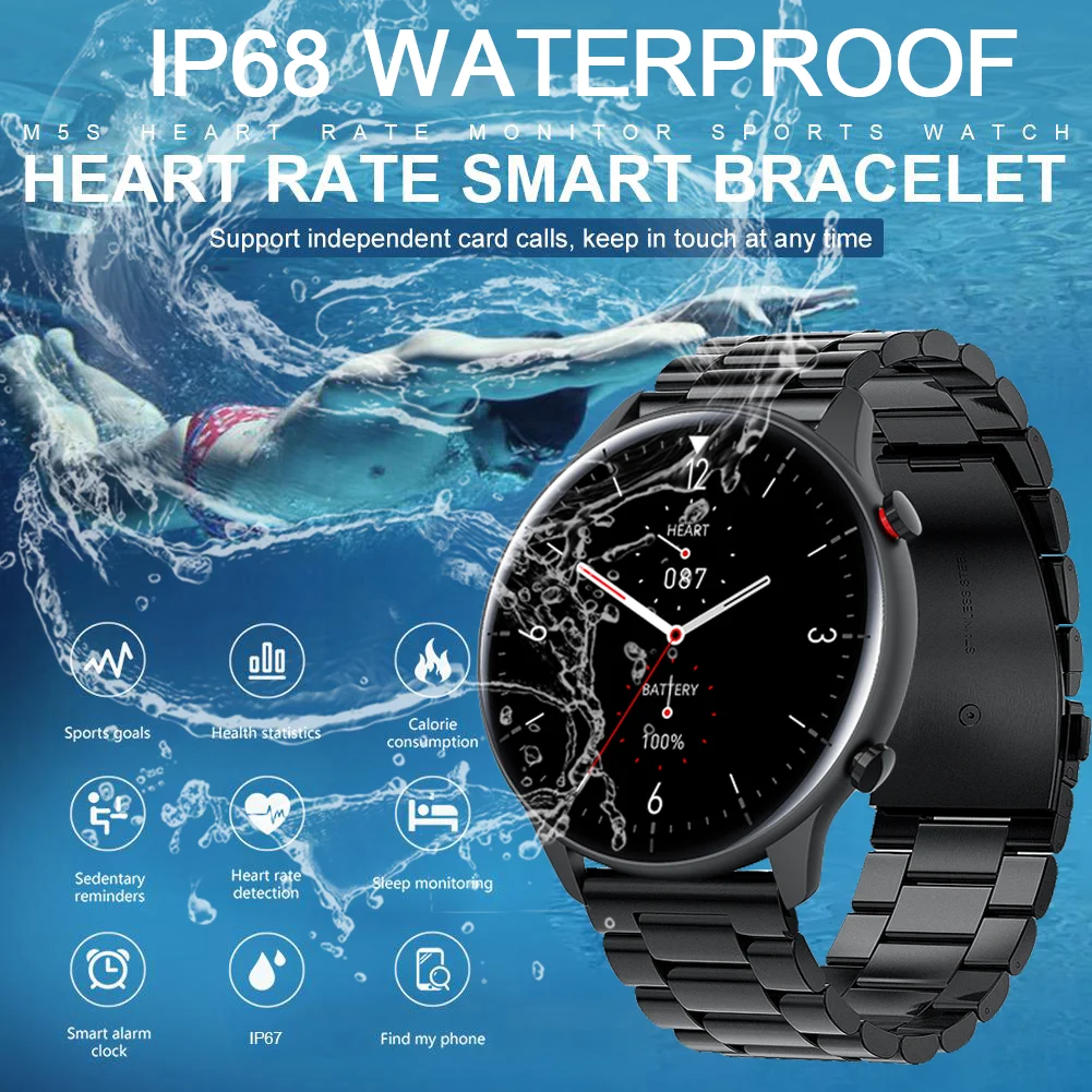 2021 New Bluetooth Call Smart Watch Men Pedometer Watches IP68 Waterproof Heart Rate Smartwatch For Xiaomi Huawei Support Hebrew
2021 New Bluetooth Call Smart Watch Men Pedometer Watches IP68 Waterproof Heart Rate Smartwatch For Xiaomi Huawei Support Hebrew