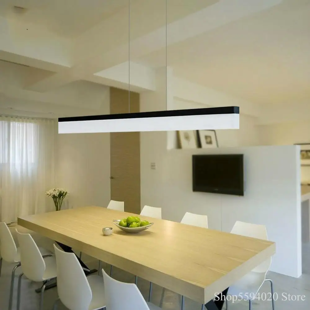 Straight Strip LED Lighting Chandelier Creative Modern Acrylic Conference Room Office Messenger Lamp Modern Dinning Room Lights
Straight Strip LED Lighting Chandelier Creative Modern Acrylic Conference Room Office Messenger Lamp Modern Dinning Room Lights