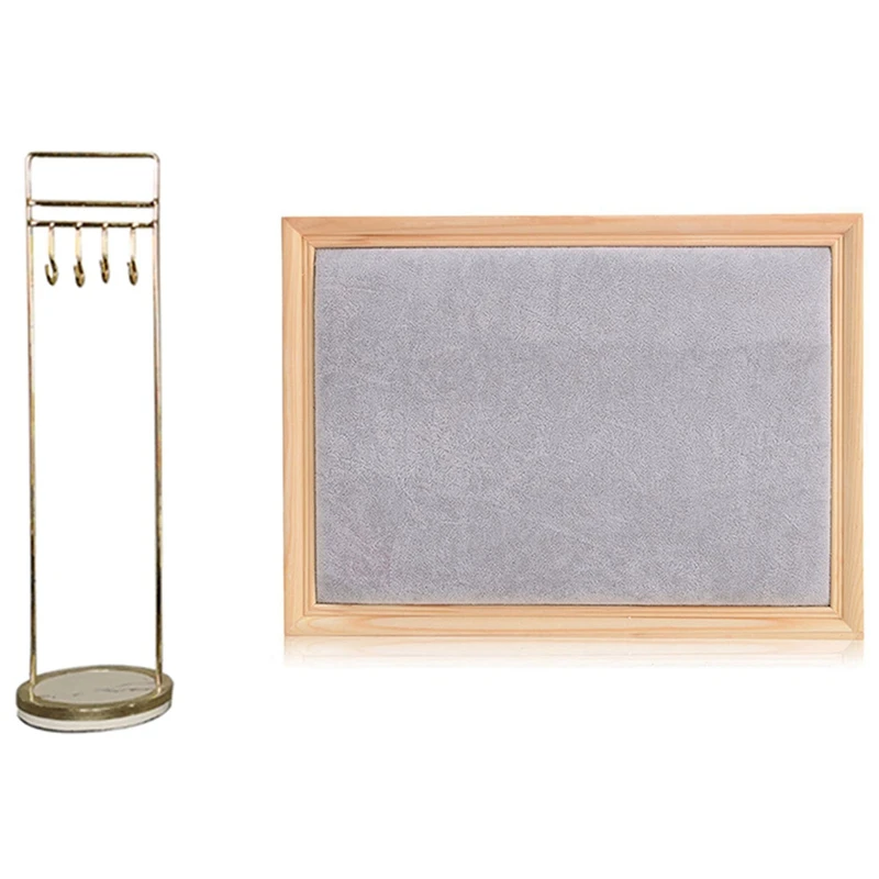 2 шт. Подставка для ювелирных изделий, серьги, ожерелье, подставка для ювелирных изделий, белый-золотой и серый
2 шт. Подставка для ювелирных изделий, серьги, ожерелье, подставка для ювелирных изделий, белый-золотой и серый