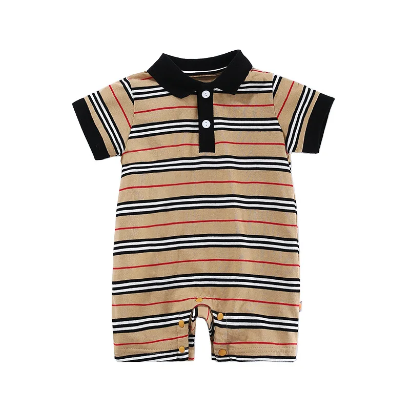 Summer Baby Boy Clothing Boy Knitted Ribbed Cotton Romper Newborn Strip Infant Outfit One Piece Brown Jumpsuit Baby Boy Outfit
Summer Baby Boy Clothing Boy Knitted Ribbed Cotton Romper Newborn Strip Infant Outfit One Piece Brown Jumpsuit Baby Boy Outfit