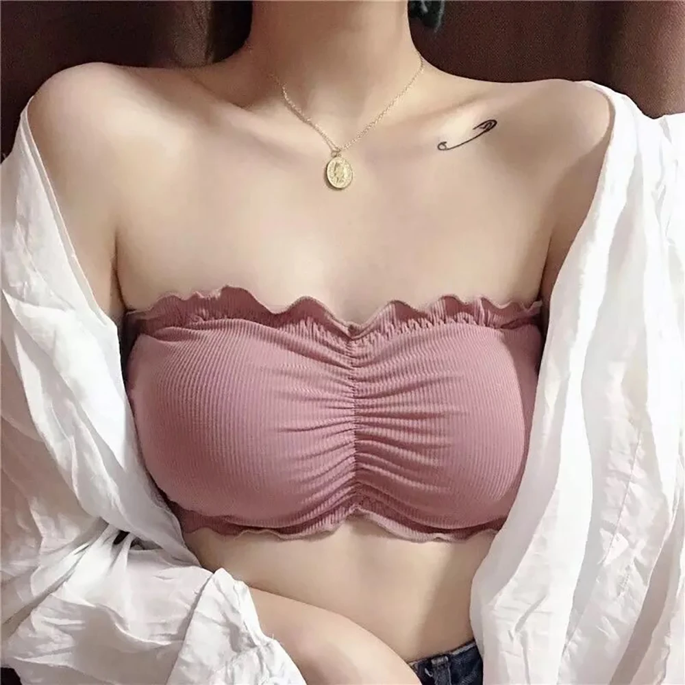 Corset Body Crop Tops Strapless Wrap Chest Bottoming Tube Top Sexy Brallette Butterfly Girl Summer Word Round Beautiful Back
Corset Body Crop Tops Strapless Wrap Chest Bottoming Tube Top Sexy Brallette Butterfly Girl Summer Word Round Beautiful Back