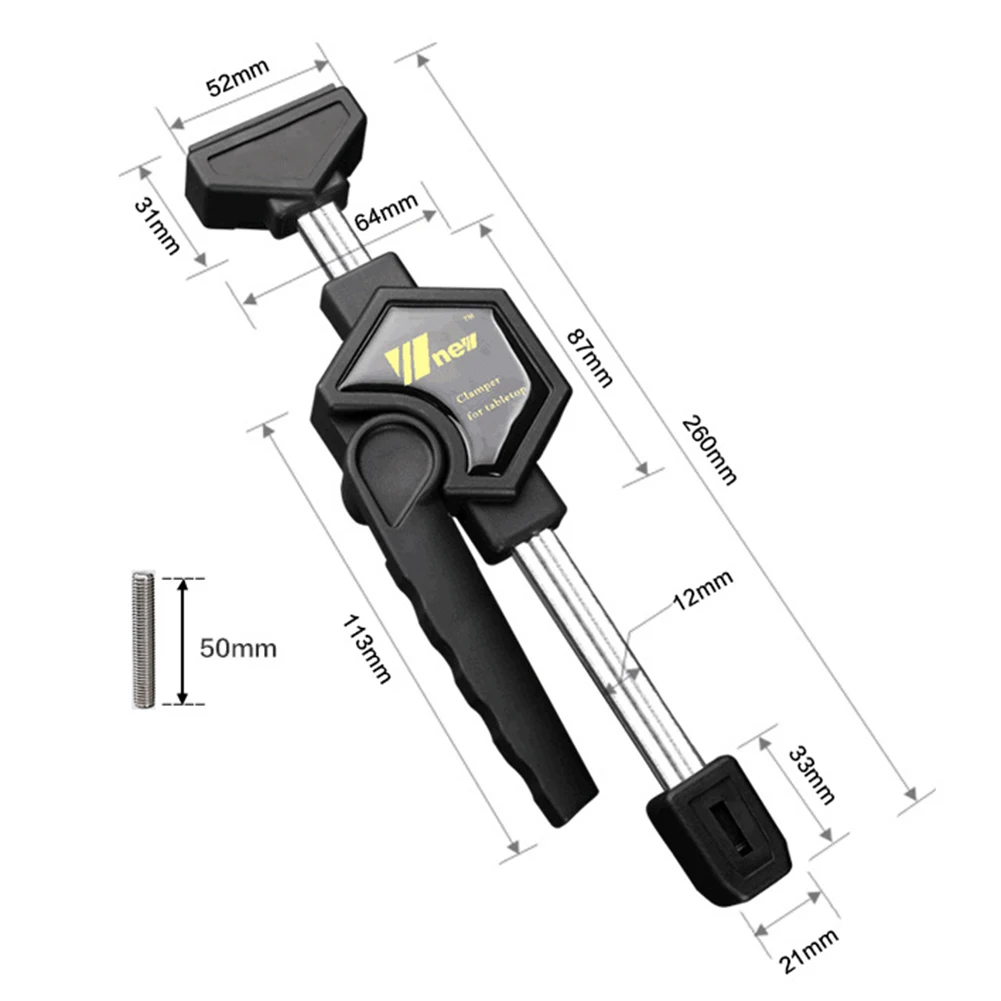 2PCS Desktop Clamps For Woodworking Djustable Frame Fixed Benches Uxiliary Tool Clamping Tools Quick Release Clip For Tabletop 
2PCS Desktop Clamps For Woodworking Djustable Frame Fixed Benches Uxiliary Tool Clamping Tools Quick Release Clip For Tabletop