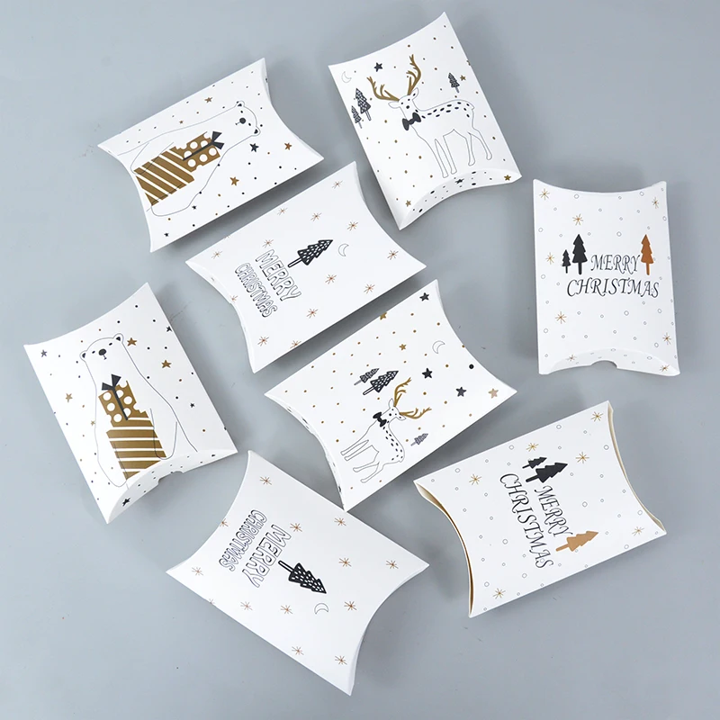 5Pcs Christmas Pillow Shape Candy Box Xmas Party Guests Packaging Gift Boxes Christmas Favor Decoration Kids Birthday Supplies
5Pcs Christmas Pillow Shape Candy Box Xmas Party Guests Packaging Gift Boxes Christmas Favor Decoration Kids Birthday Supplies